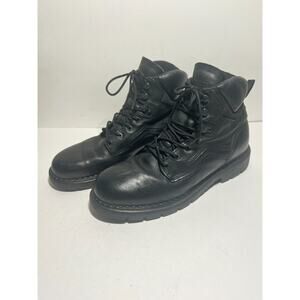 Red Wing Men's EUC Black Leather 923 Lace Up Work Boot Size 12 Electrical Hazard